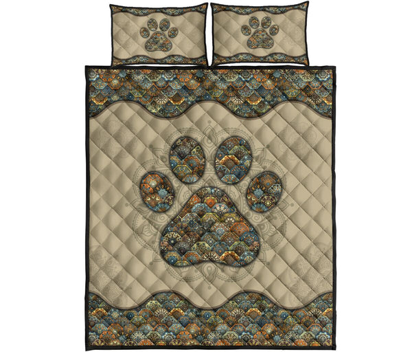 Quilt Bed Set - Mandala Lover - Paw 53 - Love Quilt Bedding Set