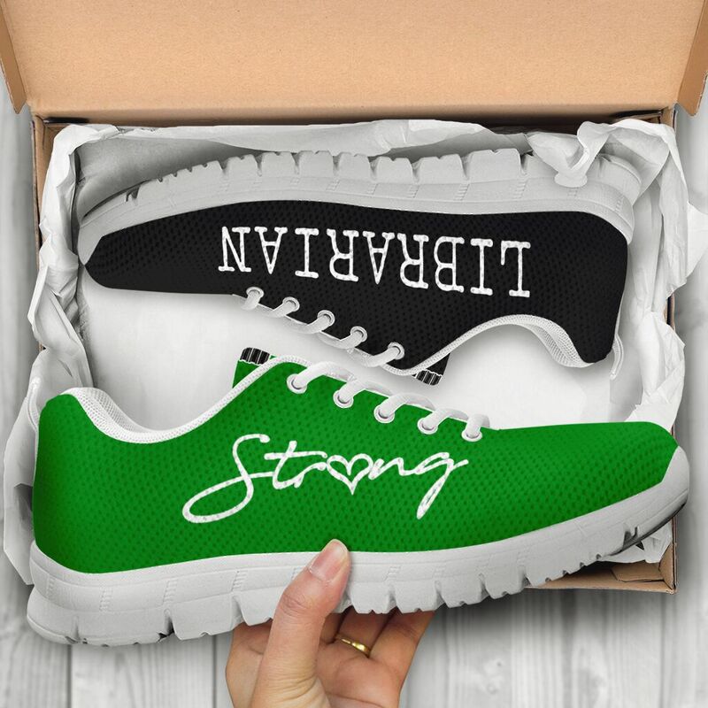 Librarian Strong Black Green Kd Sneakers, Running Shoes, Shoes For Women, Shoes For Men, Cu- Love Sneakers