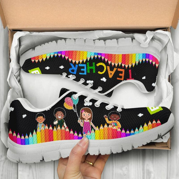 Teacher Childcare Color Kd Sneakers, Running Shoes, Shoes For Women, Shoes For Men, Custom S- Love Sneakers