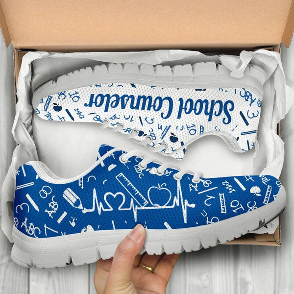 School Counselor Bw Sneakers, Runni- Love Sneakers