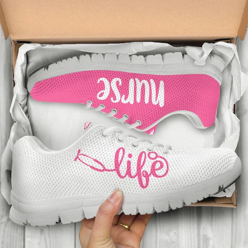 Nurse Life Shoes Sneakers, Running Shoes, Shoes For Women, Shoes For Men, Custom Shoes, L- Love Sneakers