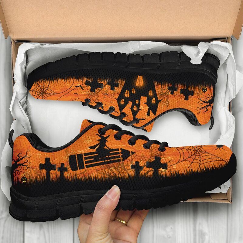 Teacher Halloween Sneakers, Running Shoes, Shoes For Women, Shoes For Men, Custom Shoes, L- Love Sneakers