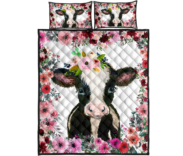 Cow - Quilt Bed Set 99 - Love Quilt Bedding Set