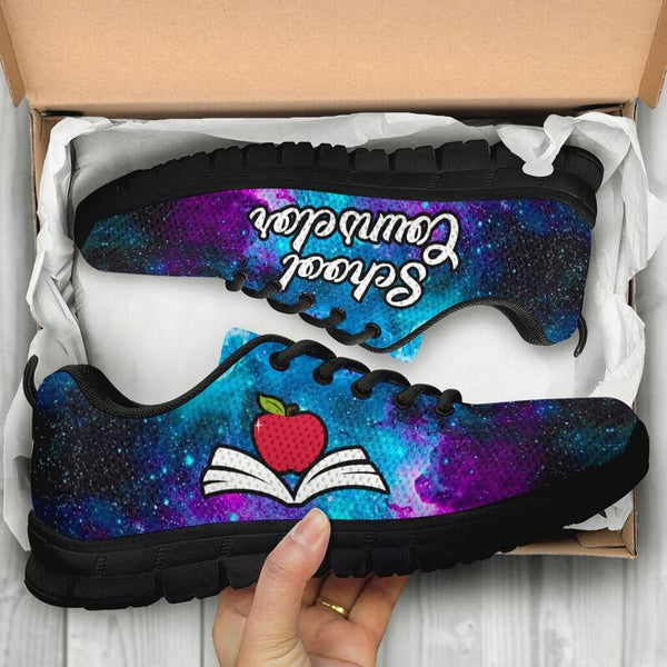 School Counselor- Galaxy Sneakers, Runni- Love Sneakers