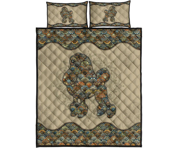 Quilt Bed Set - Mandala - Poodle 94 - Love Quilt Bedding Set