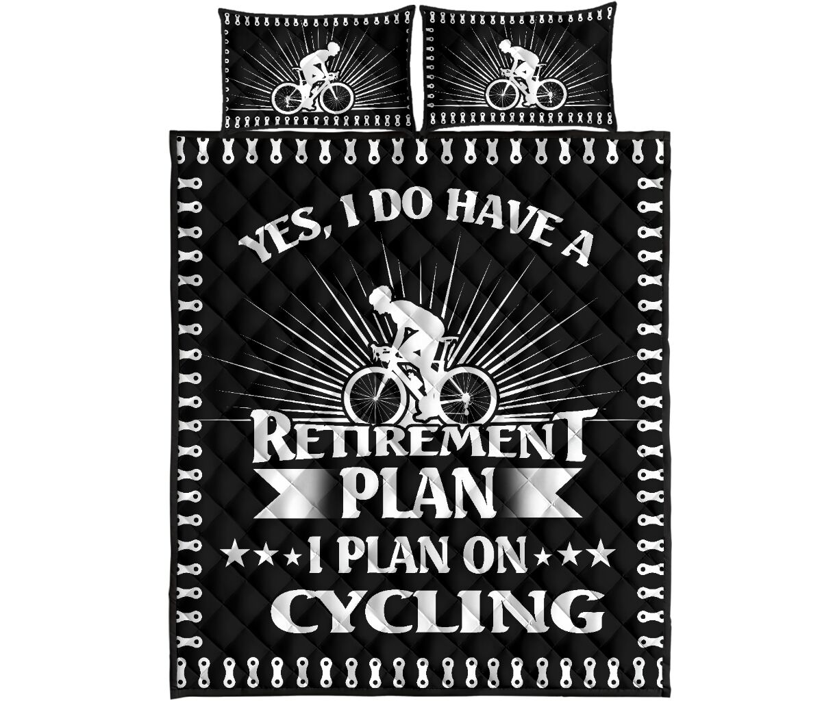 Cycling Plan - Bed Set - Love Quilt Bedding Set
