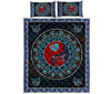 Sloth Mandala Ying And Yang Style Quilt Bed Set - Love Quilt Bedding Set