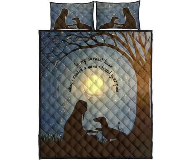 Dachshund Always Beside You - Quilt Bed Set - Love Quilt Bedding Set