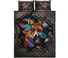 Fox Art Quilt Bed Set - Love Quilt Bedding Set