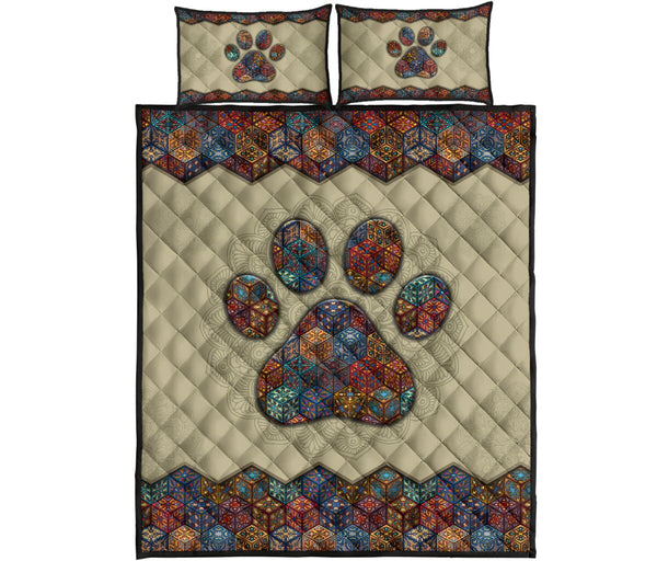 Quilt Bed Set - Mandala - Paw 53 - Love Quilt Bedding Set