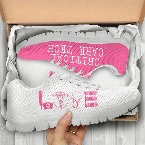 Critical Care Tech Love Pink Kd Sneakers, Runni- Love Sneakers