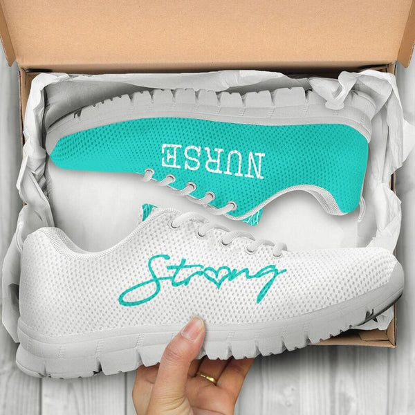 Nurse-strong Tiffany - White Sneakers, Running Shoes, Shoes For Women, Shoes For Men, Custo- Love Sneakers