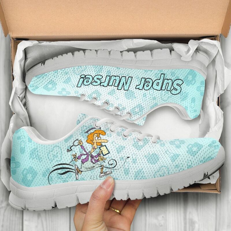 Nurse Super Sneakers, Running Shoes, Shoes For Women, Shoes For Men, Custom Shoes, L- Love Sneakers