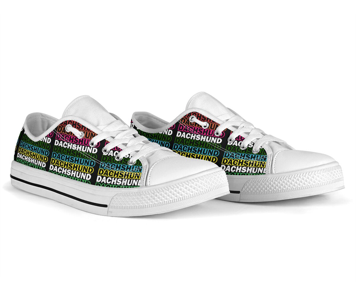 Dachshund Stickers - Low Top Shoe - Love Love Top Shoes