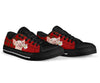 Pig Red Plaid Low Top  Shoes