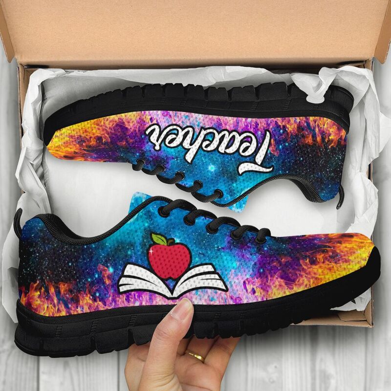 Teacher- Galaxy- Fire Kd Sneakers, Running Shoes, Shoes For Women, Shoes For Men, Custom Sh- Love Sneakers