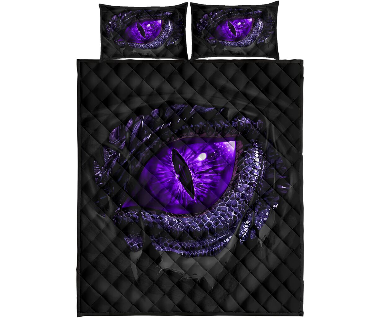 Dragon Eye Quilt Bed Set 7- Love Quilt Bedding Set