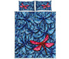 Dragonfly Piled - Quilt Bed Set - Love Quilt Bedding Set