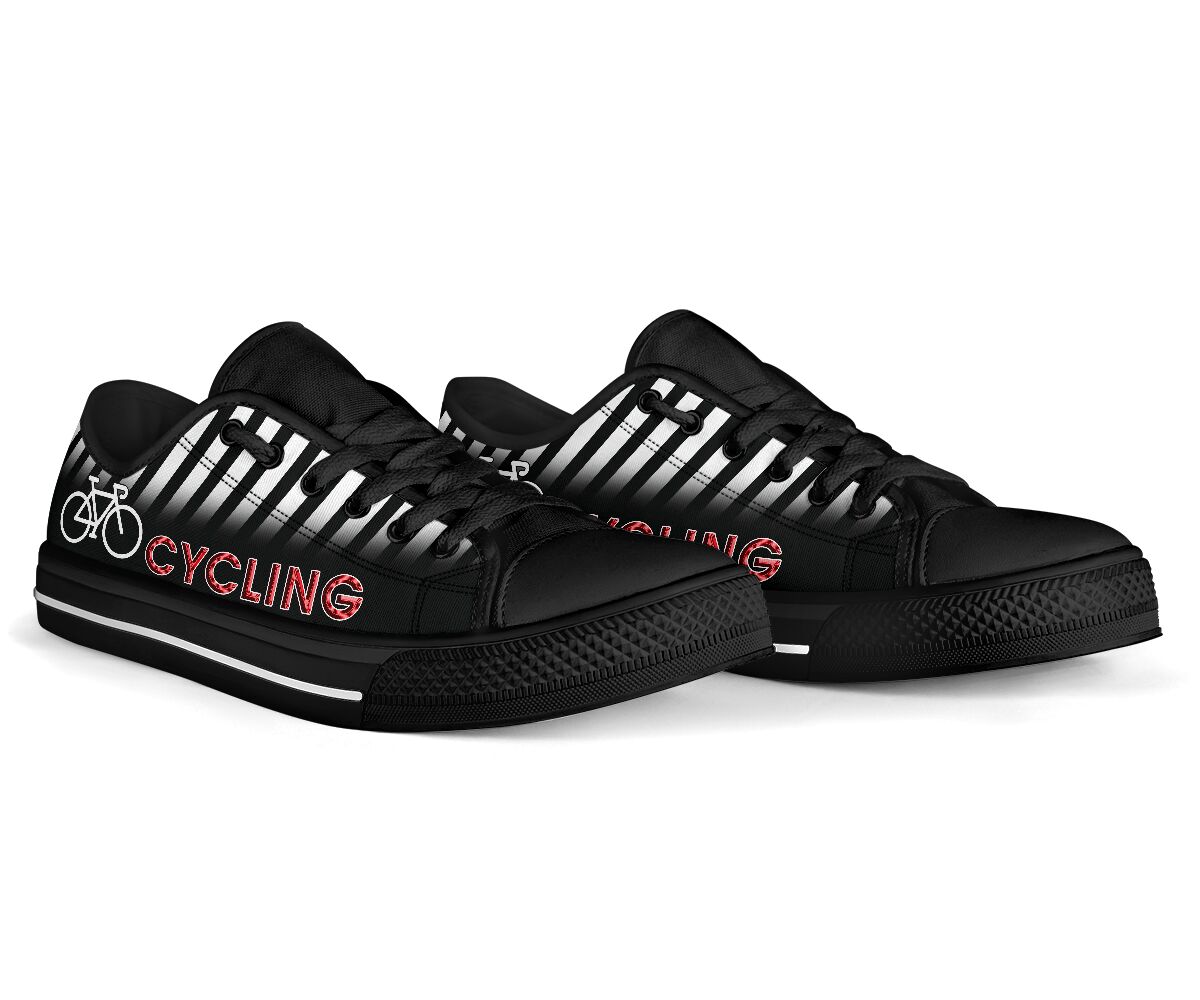 Cycling Black - Low Top Shoe - Love Love Top Shoes