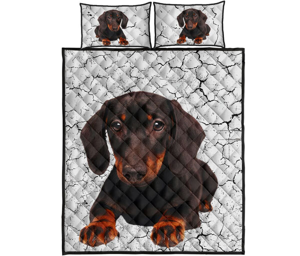 Dachshund Lying - Bed Set - Love Quilt Bedding Set