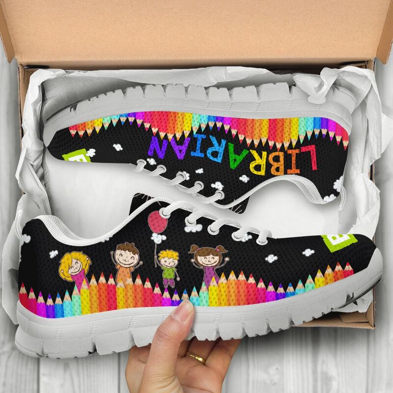 Librarian Abc Black Kd Sneakers, Runni- Love Sneakers