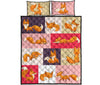 Fox Quilt Bed Set 24 - Love Quilt Bedding Set