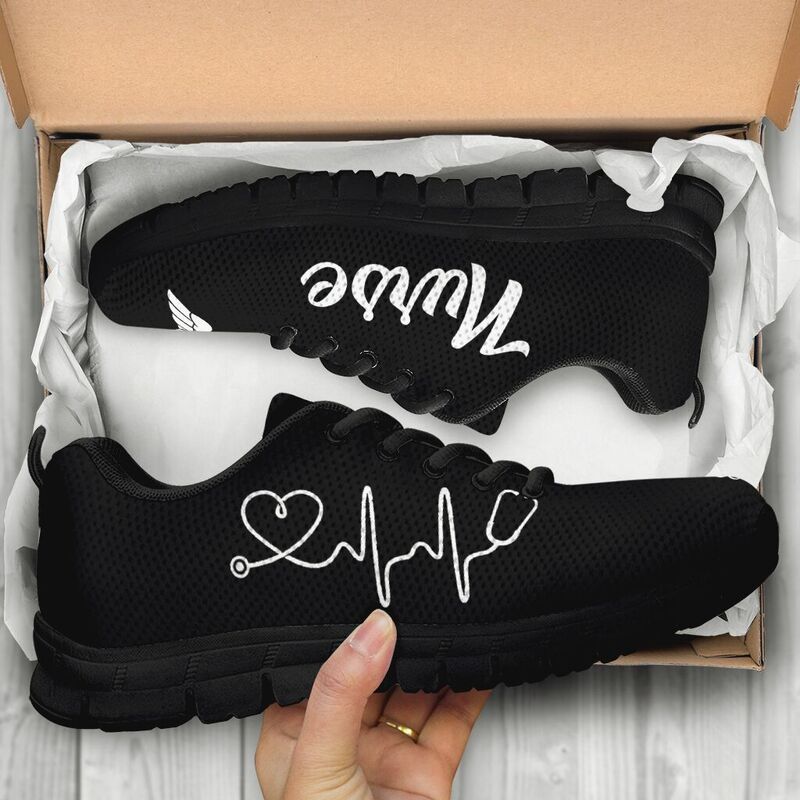 Nurse- Black Kd Sneakers, Running Shoes, Shoes For Women, Shoes For Men, Custom Shoes, L- Love Sneakers