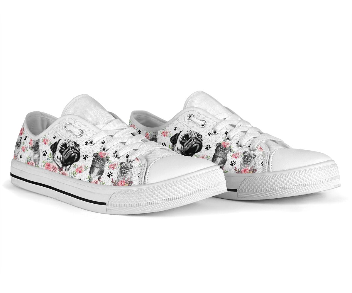Low Top - Pug Shoe - Love Love Top Shoes