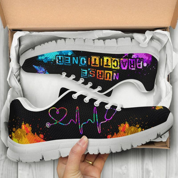 Nurse Practitoner Art Hb Kd Sneakers, Running Shoes, Shoes For Women, Shoes For Men, Custom - Love Sneakers