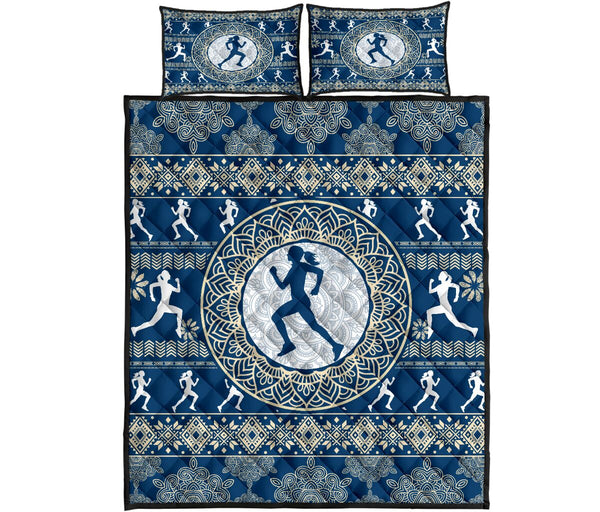 Running Native Pattern - Bed Set - Love Quilt Bedding Set
