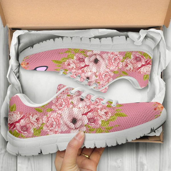 Heeler Flower Shoes Sneakers, Runni- Love Sneakers