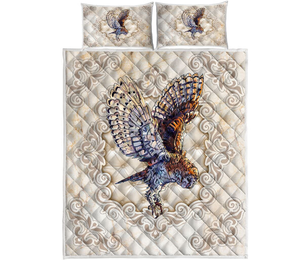 Owl Craving Style Quilt Bed Set - Love Quilt Bedding Set