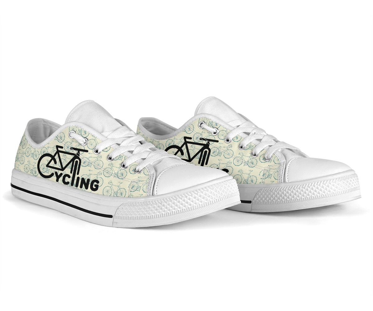 Cycling Pattern Low Top Shoes