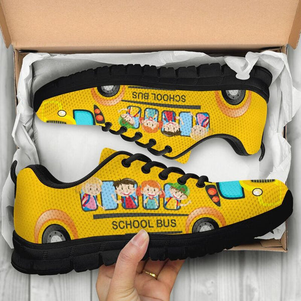 School Bus Woman Drive 2 Kd Sneakers, Runni- Love Sneakers