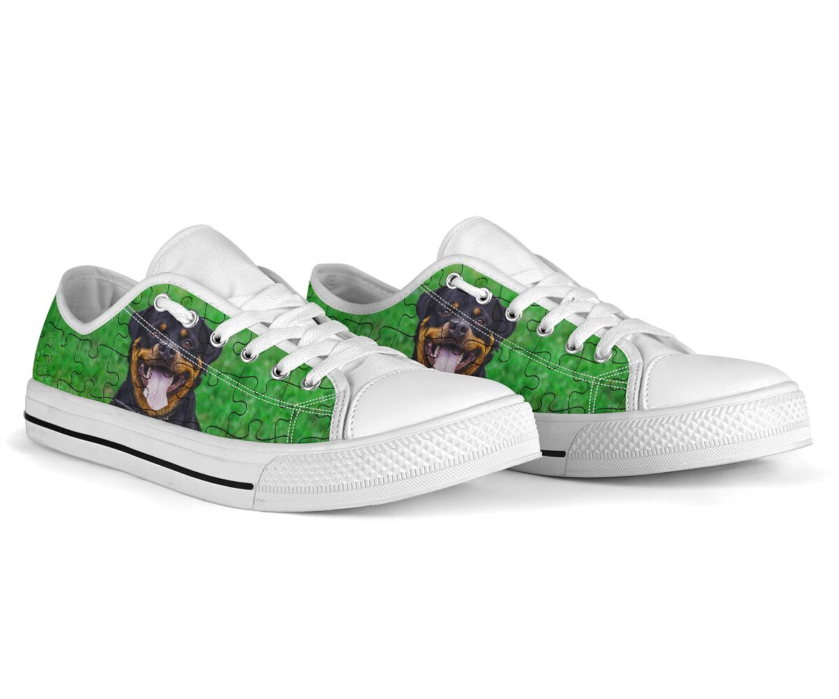 Rottweiler Puzzle - Low Top Shoe - Love Love Top Shoes