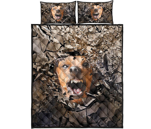 Dachshund Angry - Bed Set- Love Quilt Bedding Set
