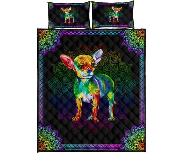 Quilt Bed Set - Chihuahua 52 - Love Quilt Bedding Set