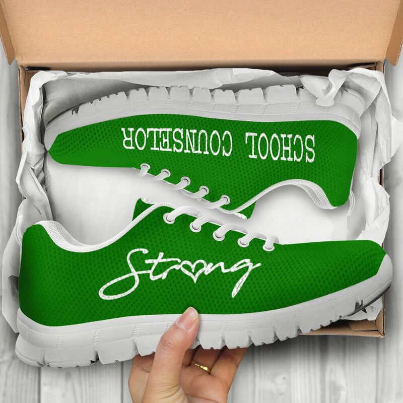 School Counselor Strong Green Kd Sneakers, Runni- Love Sneakers