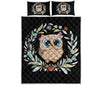 Owl Wreath Quilt Bed Sets - Love Quilt Bedding Set