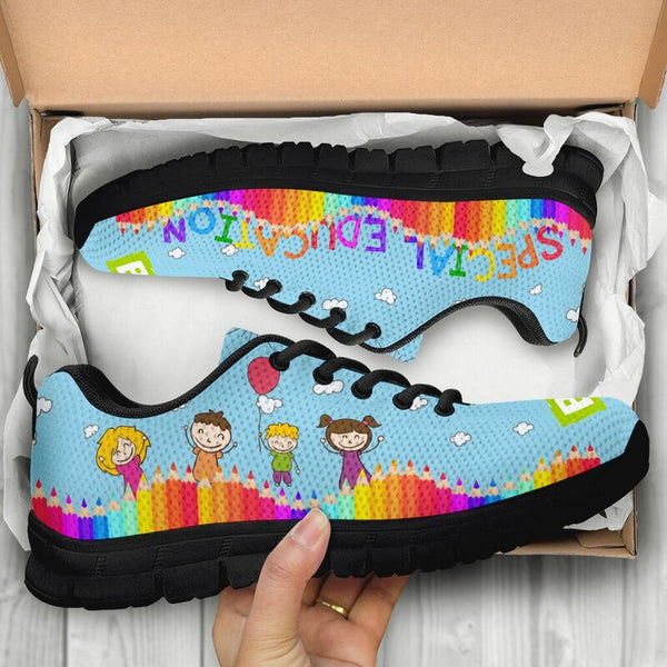 Special Education Abc Shoes Sneakers, Running Shoes, Shoes For Women, Shoes For Men, Custom - Love Sneakers