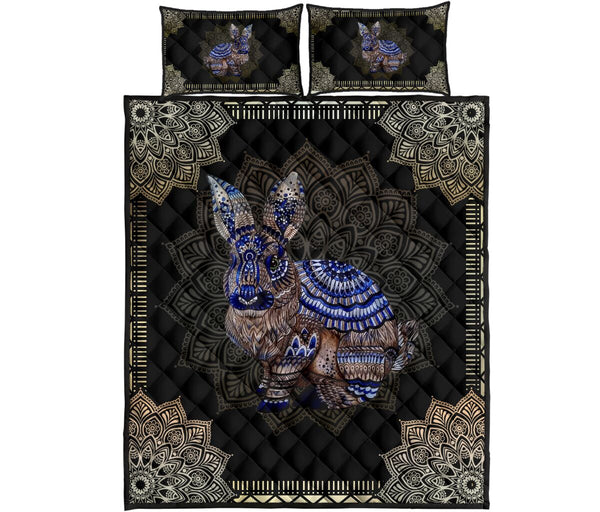 Rabbit Quilt Bed Set 81 - Love Quilt Bedding Set