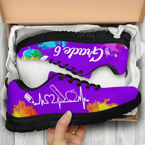 Grade 6 Art Kd Sneakers, Running Shoes, Shoes For Women, Shoes For Men, Custom Shoes, L- Love Sneakers