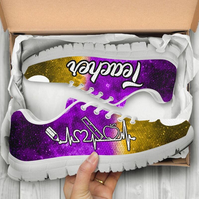 Teacher Galaxy Pg Sneakers, Running Shoes, Shoes For Women, Shoes For Men, Custom Shoes, L- Love Sneakers