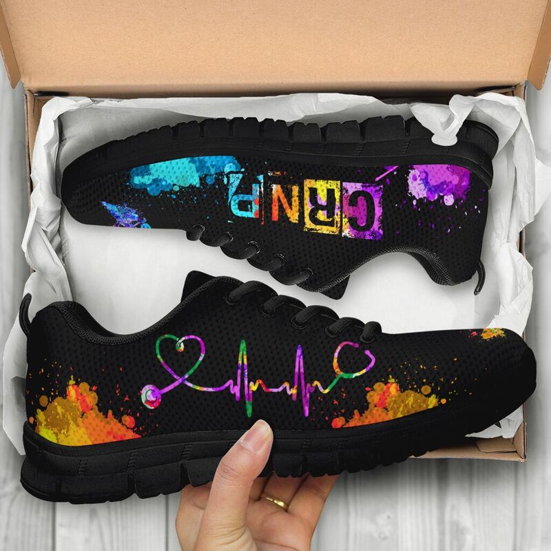 Crnp- Heartbeat Art Sneakers, Running Shoes- Love Sneakers