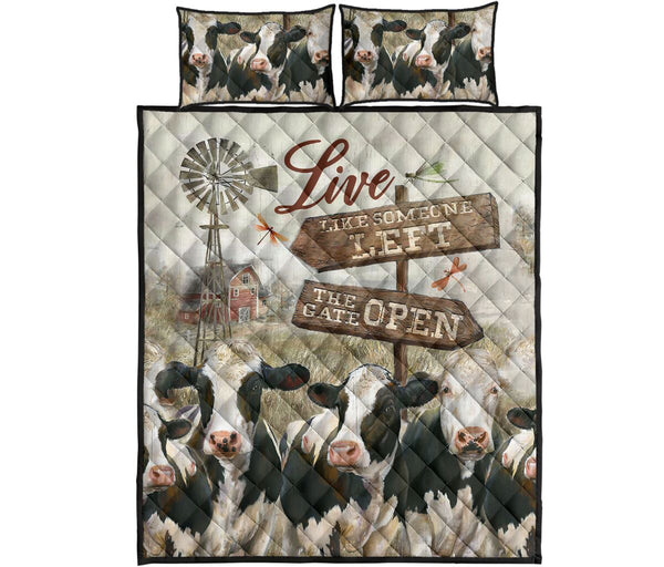 Quilt Bed Set - Farming - Cow 5 - Love Quilt Bedding Set