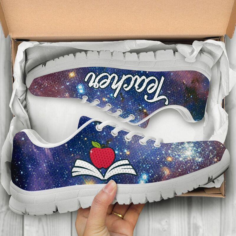 Teacher- Galaxy 3 Sneakers, Running Shoes, Shoes For Women, Shoes For Men, Custom Shoes, L- Love Sneakers