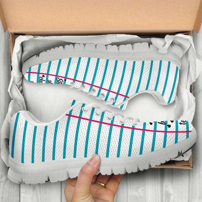 So She Became A Teacher Shoes Sneakers, Runni- Love Sneakers