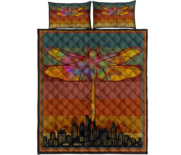 Quilt Bed Set - Dragonfly 53 - Love Quilt Bedding Set