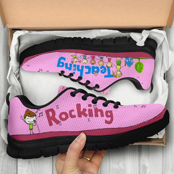 Teaching &ampamp Rocking Sneakers, Running Shoes, Shoes For Women, Shoes For Men, Custom Shoes, L- Love Sneakers