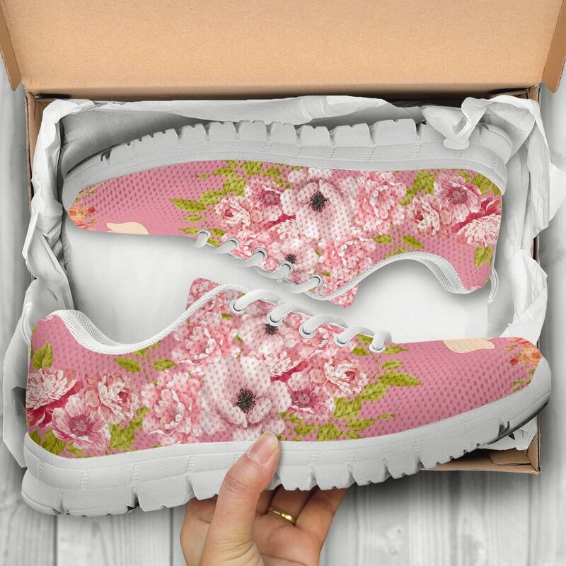 Dt Labrador Flower Shoes Sneakers, Running - Love Sneakers